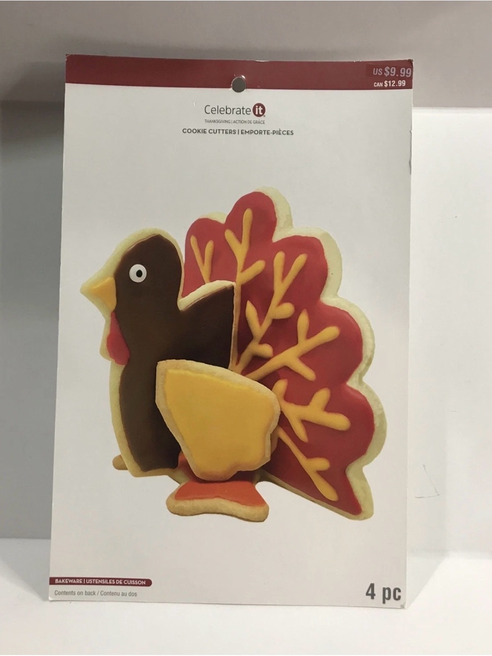 Celebrate It Turkey Cookie Cutters - Red, Brown, Yellow